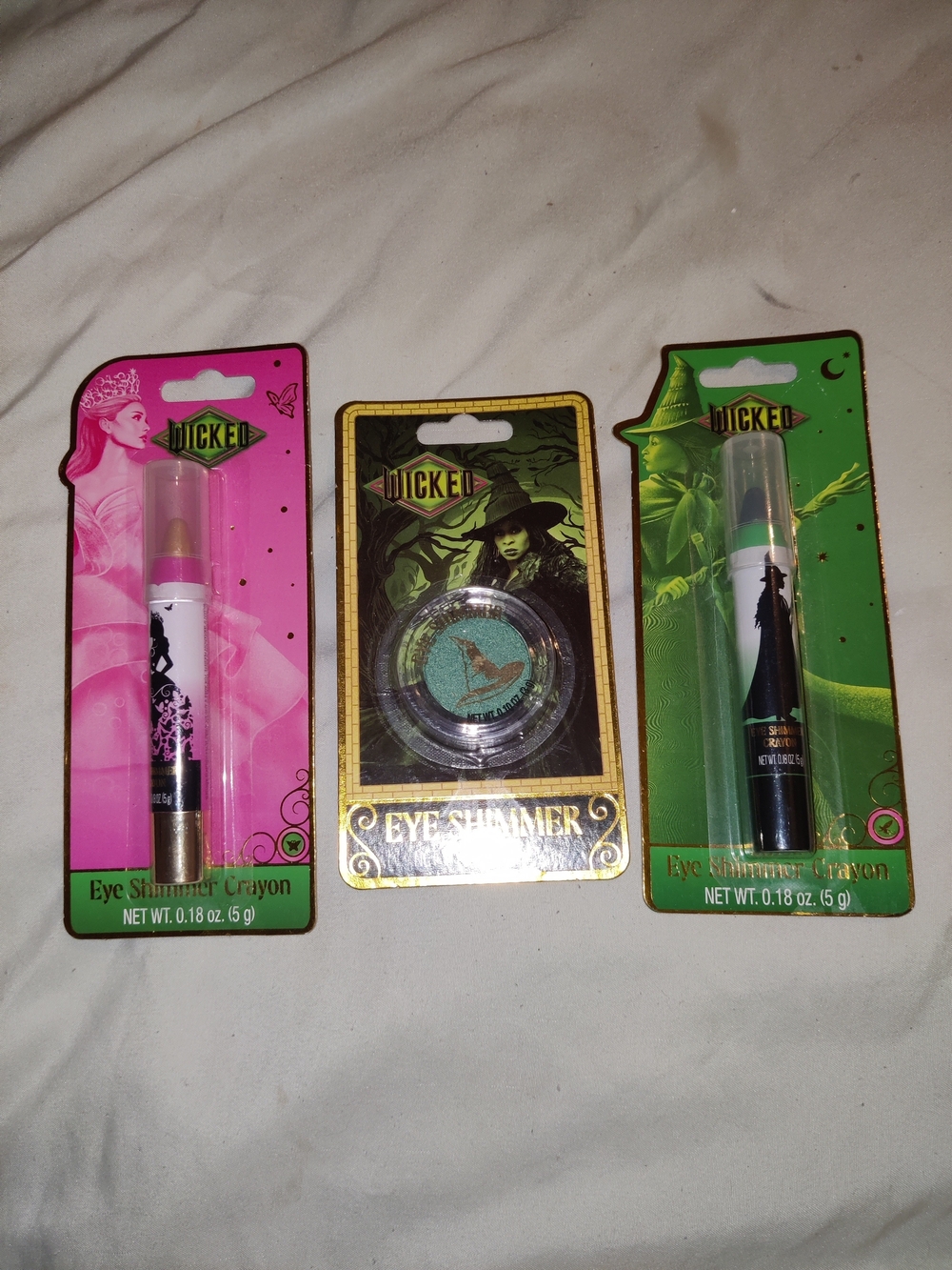 Arianna Grande Wicked Eye Shimmer Makeup Trio - Pink, Teal & Green